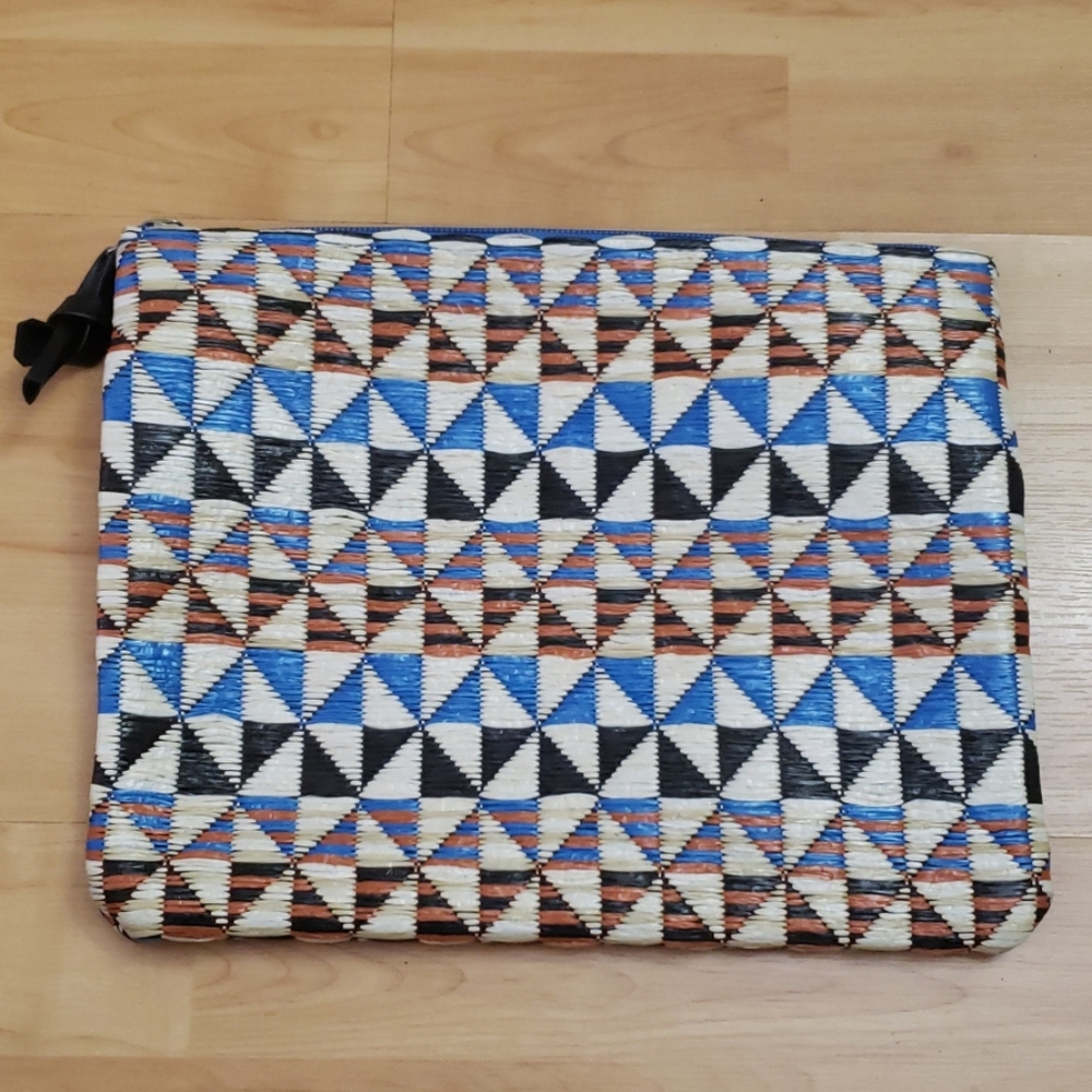 Aztec Print Clutch